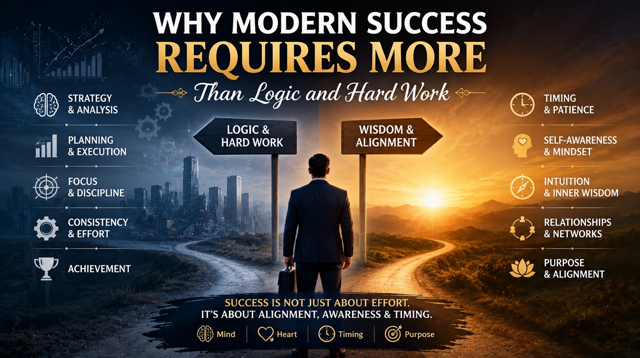 Why Modern Success Requires More Than Logic and Hard Work